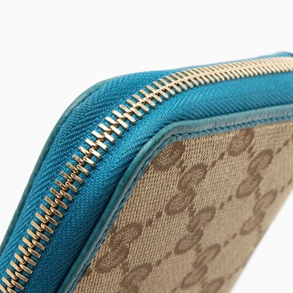 Gucci GG Canvas Zip Around Wallet - Picture 9 of 10